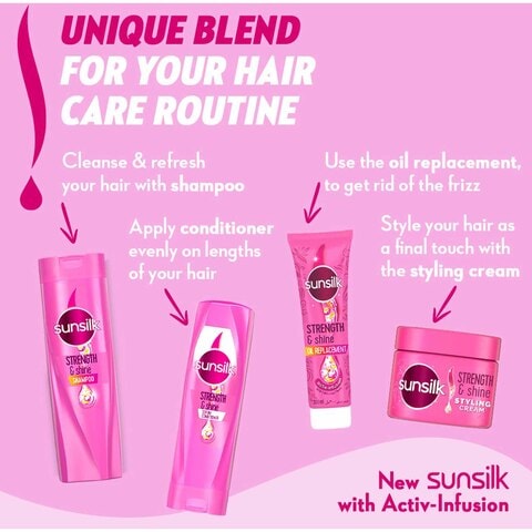 Sunsilk Shine And Strength Shampoo White 200ml
