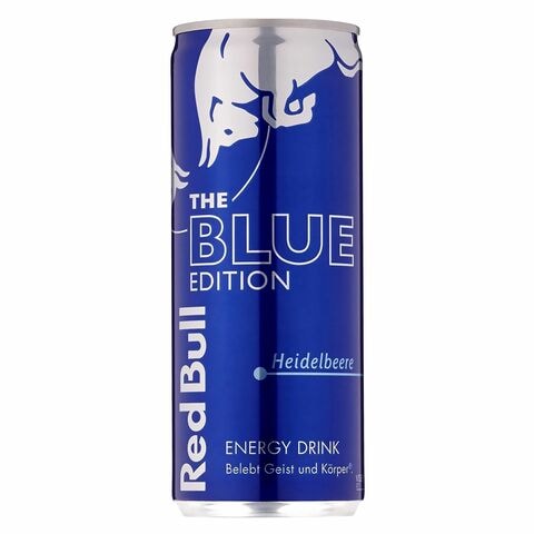Red Bull The Blue Edition Energy Drink With Blueberry 250ml Pack of 4