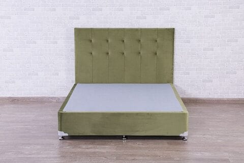 Pan Emirates Softtouch Divan Base Bed 160X200-Light Green
