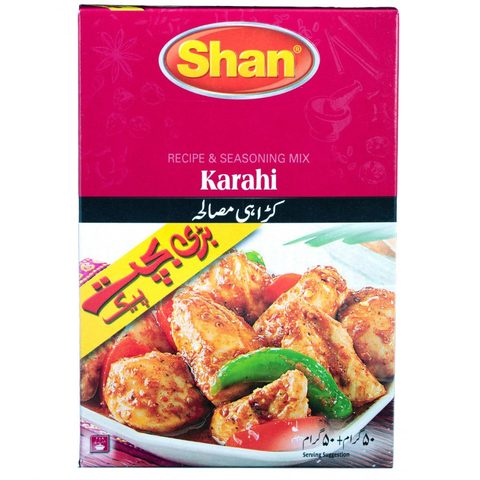Shan Recipe &amp; Seasoning Mix Karahi Masala 100 gr