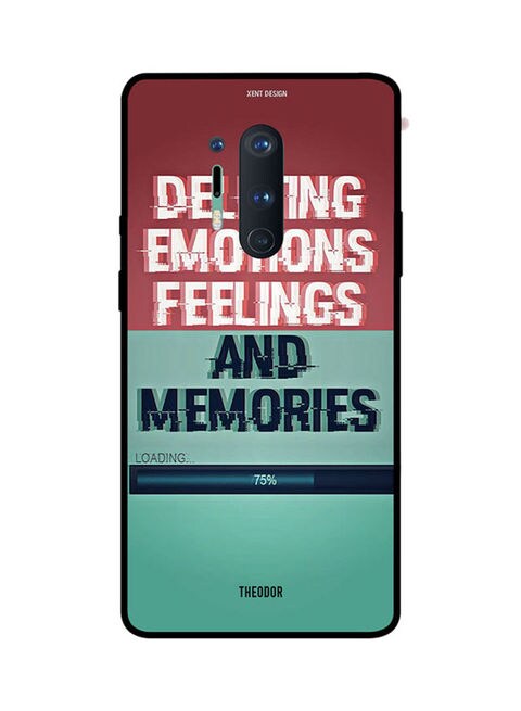 Theodor - Protective Case Cover For Oneplus 8 Pro Green/Red/White