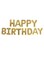 Generic Happy Birthday Letter String Foil Balloon