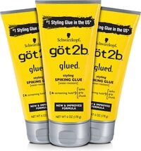 Got2B Styling Spiking Hair Glue, 6 Ounce, 3 Count