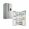 Westpoint Side By Side Refrigerator WBEQ160 552L Silver