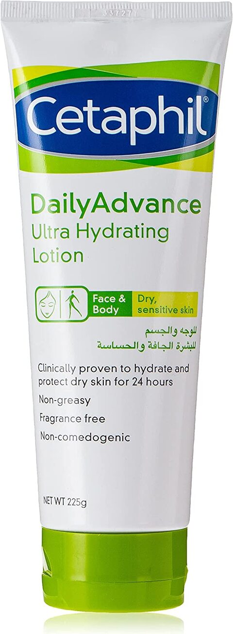 Cetaphil Daily Advance Ultra Hydrating Lotion 225 G, Pack Of 1