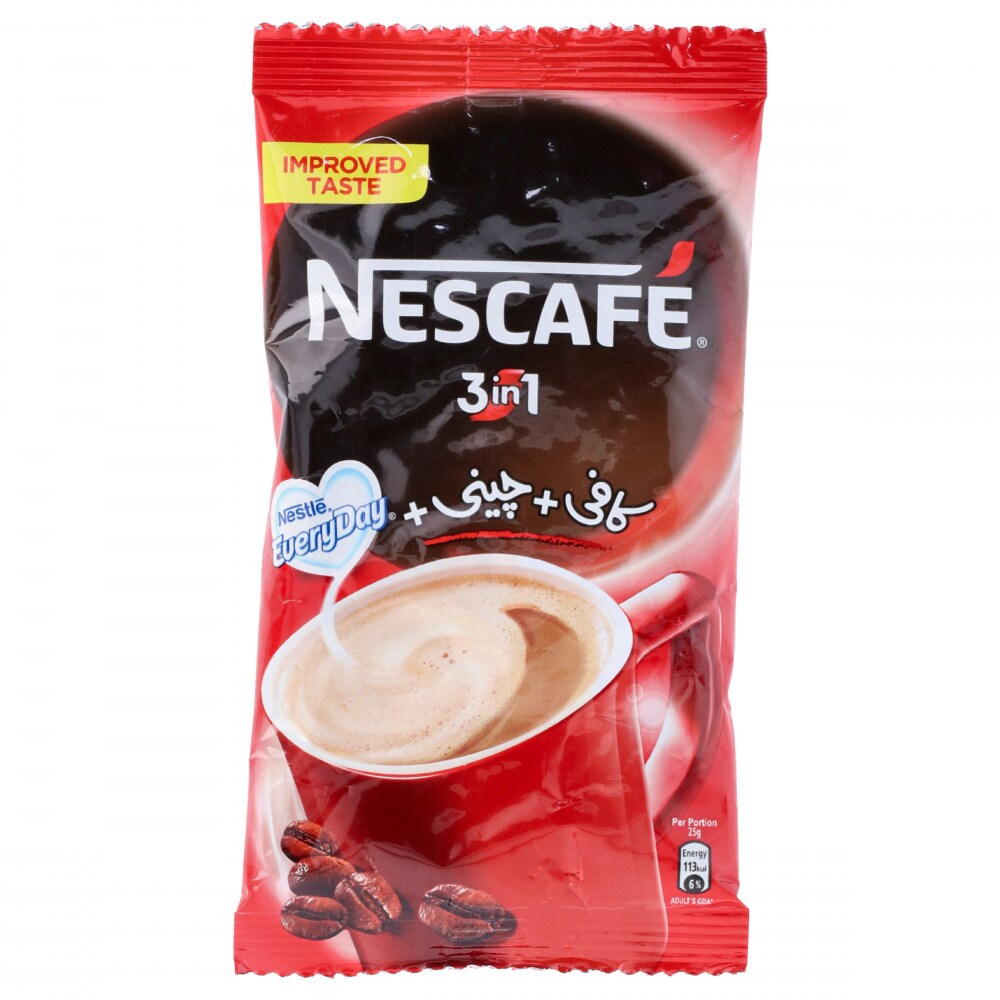 Buy Nescafe 3 in 1 Instant Coffee Sachet 25g