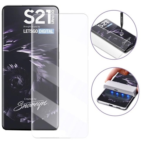 Buy Samsung Galaxy S21 Ultra Uv Tempered Glass Screen Protector Clear Online Shop Smartphones Tablets Wearables On Carrefour Uae