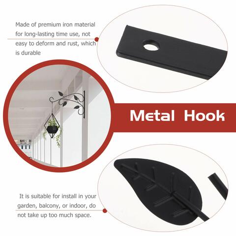 Buy Aiwanto 2PC Plant Hanging Bracket Plant Hanger Wall Hooks