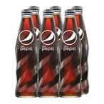 Buy Diet Pepsi, Carbonated Soft Drink, Glass Bottle, 250ml x 6 in Saudi Arabia