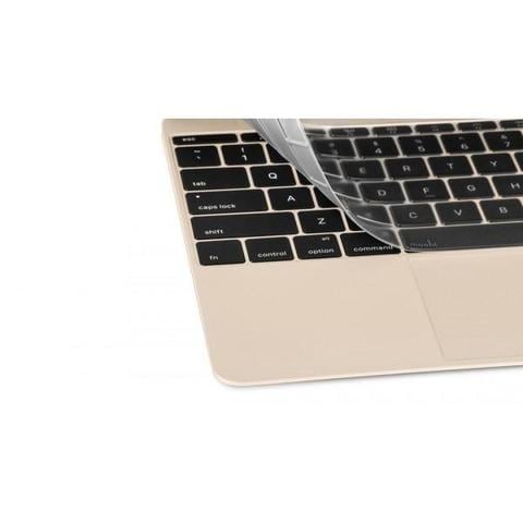 واقي لوحة المفاتيح كلير جارد ماك بوك 12 بتصميم EU شفاف من موشي