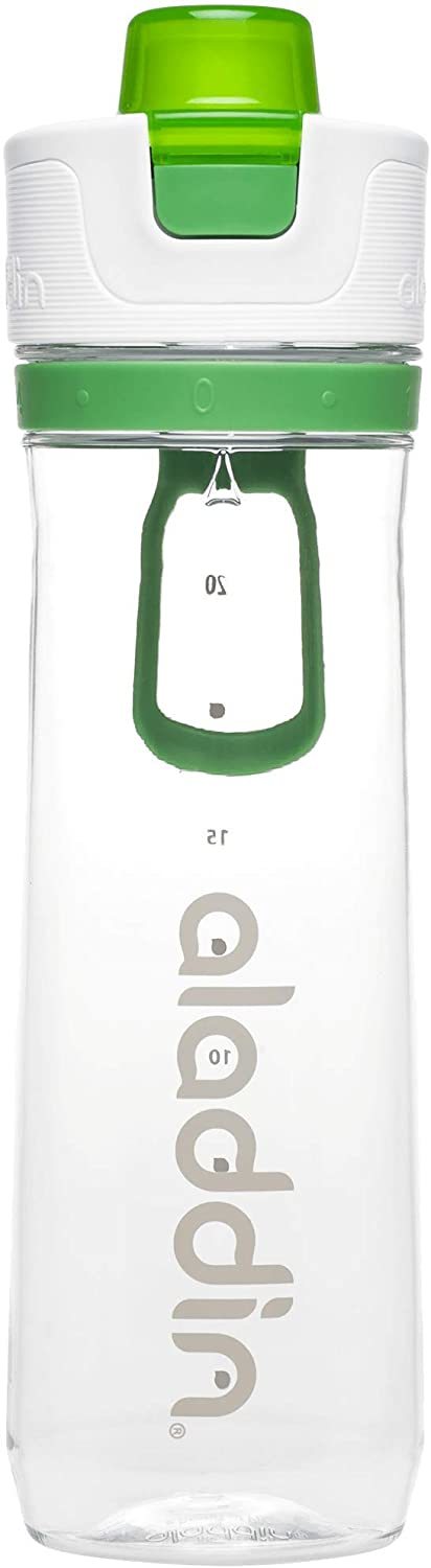 Aladdin Active Hydration Tracker Bottle 0.8L-Green