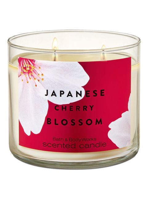 Bath Body Works - Japanese Cherry Blossom 3-Wick Candle Multicolour 14 ...