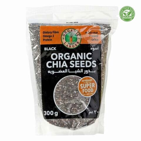 Organic Larder Organic Black Chia Seeds 300g