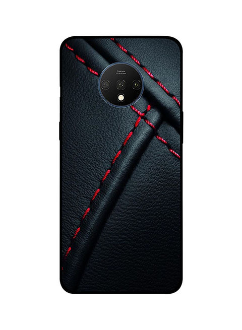 Theodor - Protective Case Cover For Oneplus 7T Blue Leather