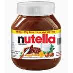 Buy Nutella Hazelnut Chocolate Breakfast Spread Jar 750g + 75g Extra in UAE
