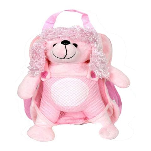 Cuddles Poodle Backpack Pink 35cm