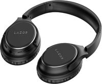 Lazor Jazz EA203 Wireless Foldable Headphones With Build In TF Card Reader, FM Radio, AUX, BT v5.0, Up To 10hrs, Metalic Black