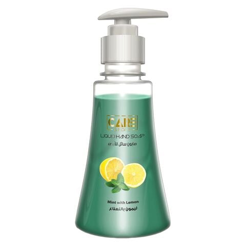 Care and More Liquid Hand Soap - 350 Ml - Lemon With Mint