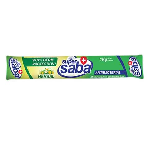 Super Saba Anti Bacterial Herbal Multipurpose Soap Bar 1kg
