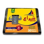 Buy Shiraa trash bag thick 25 pieces 30 gallons in Saudi Arabia