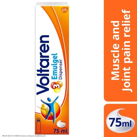 Voltaren Emulgel Muscle &amp; Joint Pain Relief with 1.16% Diclofenac 75ml