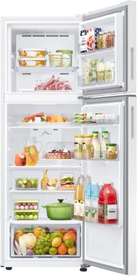 Samsung 304L Net Capacity Top Mount Freezer Refrigerator with SpaceMax Snow White RT41CG5004WW