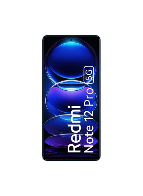 Xiaomi Redmi Note 12 Pro, Dual SIM, 8GB RAM, 256GB, 5G, Blue - Indian Version
