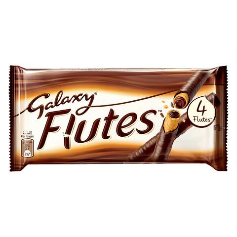 Galaxy Flutes 4 Fingers Chocolate 45g