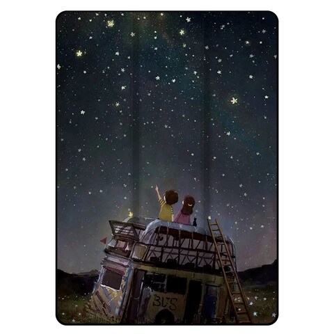 Theodor Protective Flip Case Cover For Apple iPad Pro 2018 11 inches Children Watching Stars