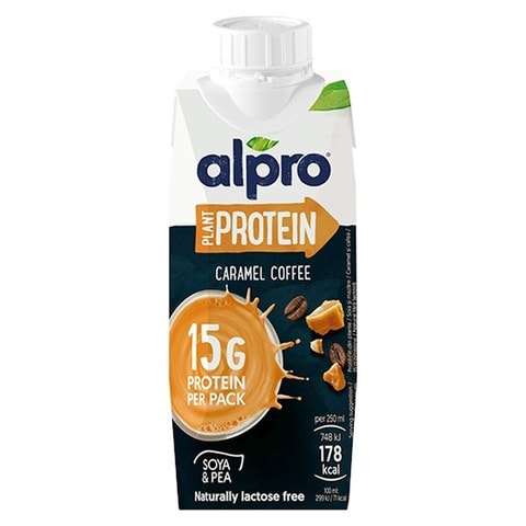Alpro Plant Protein Caramel Coffee Soya Drink 250ml