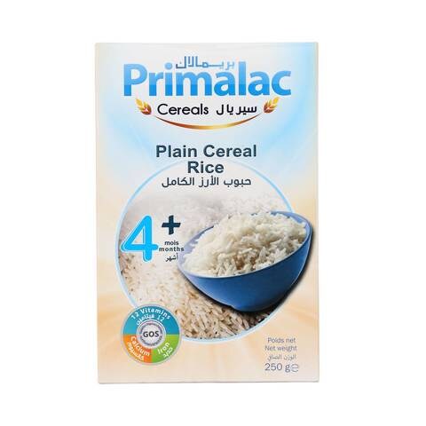 Buy Primalac Cereals Plain Cereal Rice 250g Online Carrefour Qatar