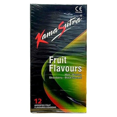 Kamasutra Fruit Flavoured Condom Clear 12 PCS
