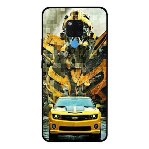 Theodor Protective Case For Huawei Mate 20 Yellow Car Silicone Cover