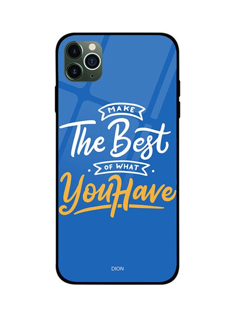 Theodor - Protective Case Cover For Apple iPhone 11 Pro Blue/White/Orange