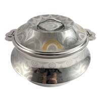 Avci Home Maker Orcus Etching Hot Pot Silver And Gold 5000ml