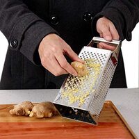 Generic Stainless Steel Kitchen Accessory 4 Sides Vegetable Peeler Slicer Manual Cheese Grater Vegetable Grater