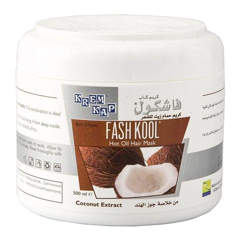 Buy Krem kap fashkool hot oil hair mask coconut extract 500 ml