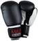 Max Strength Boxing Gloves Kickboxing Punching Training Muay Thai UFC Fight Mitts MMA Black/White