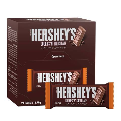 Hershey&#39;s cookies &amp; chocolate 12.76 g x 24 pieces