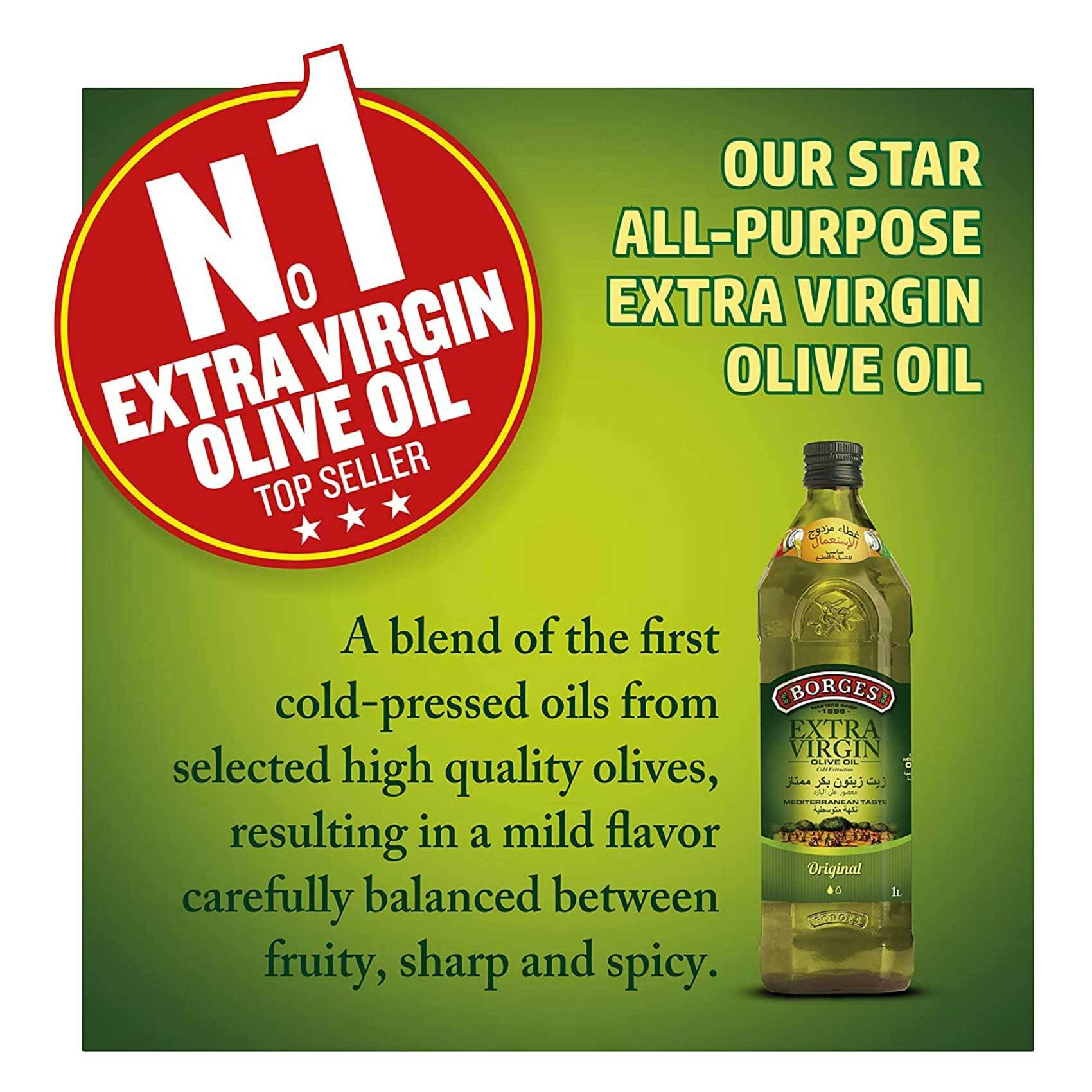 Buy Borges Extra Virgin Olive Oil 1L Online Shop Food Cupboard On