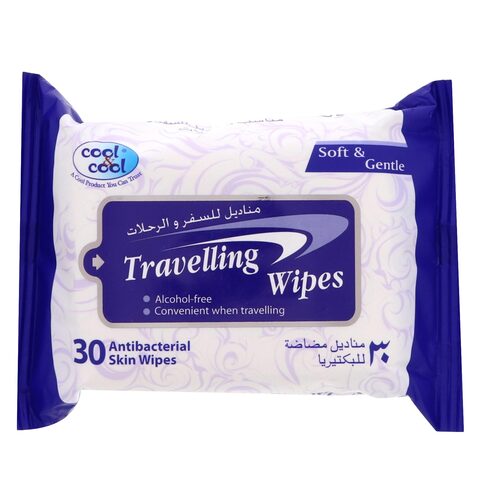 Cool &amp; Cool Travelling Wipes 30 Counts