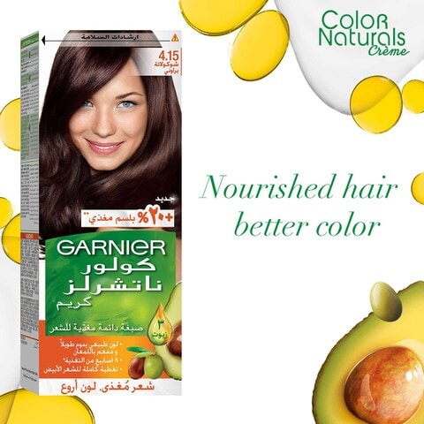 Garnier Colour Naturals Cream Hair Colour 4.15 Frosty Dark Mahogony 112ml