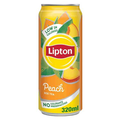 Lipton Peach Ice Tea Non Carbonated Low Calories Refreshing Drink 320ml