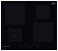 Ariston Built-In Induction Glass Ceramic Hob With 4 Induction Plates, NIA640B