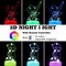 3D Sonic Anime Night Light -LED Illusion Lamp Two Patterns and 16 Color Change Decor Table Lamp with Remote Control, Christmas Valentines Day Gifts for Boys Kids Room Decor