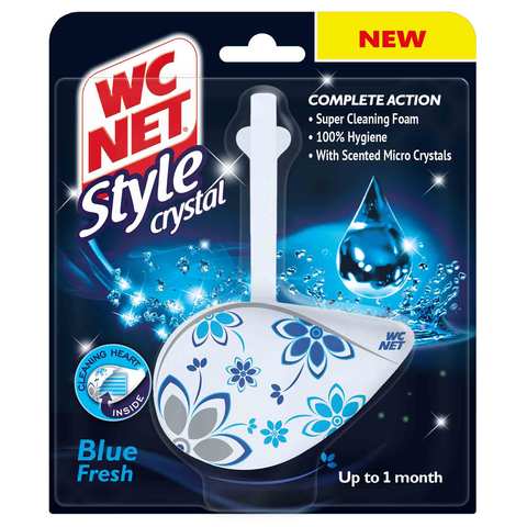 Buy WC Net Toilet Style Crystal Blue Fresh Block 36.5 Gram Online