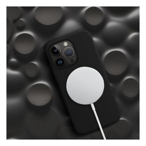 Hyphen Tint Silicone MagSafe Case Cover For Apple iPhone 15 Pro Max 6.1-inch Black