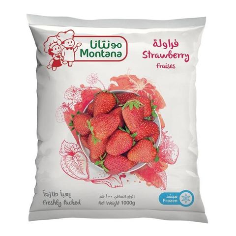 Buy Montana Frozen Strawberry 1kg in Saudi Arabia