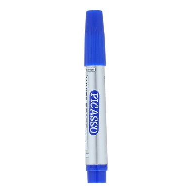 PICASSO PC - BM White Board Erasable Marker Round Tip/ Refillable Markers/  Pack of 3 Markers. 