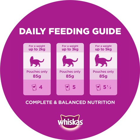 Whiskas Purrfectly Chicken Entree Wet Cat Food 85g